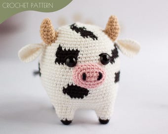 Crochet patterns amigurumi stuffed Piglet farm animal PDF / Instant Download tutorial