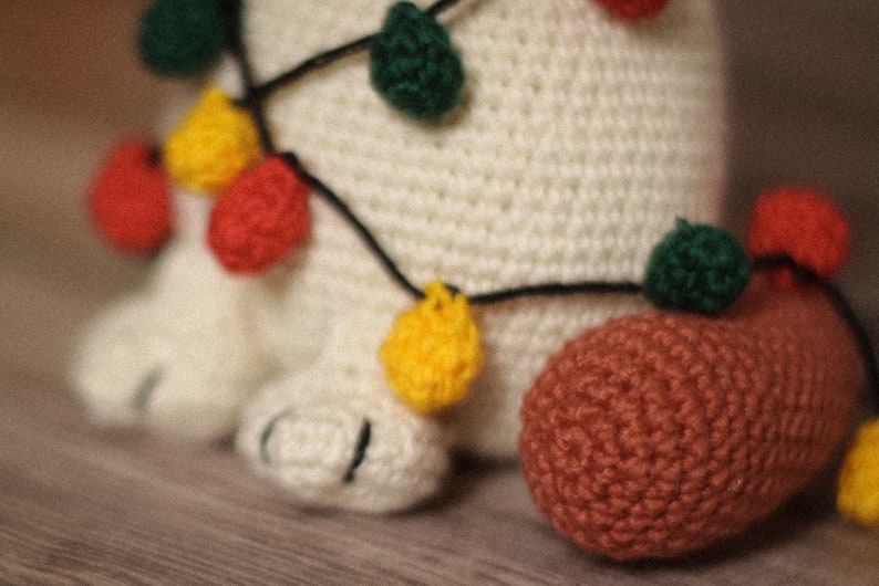 Crochet patterns christmas amigurumi Christmas Cat tree US, Germany, Spanish, Italian, Portuguese PDF / Instant Download tutorial image 3