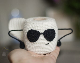 Crochet Pattern "Heroic Toilet Roll" - Quirky Bathroom Decor, Fun DIY Gift, Easy Amigurumi PDF Guide - Instant Download
