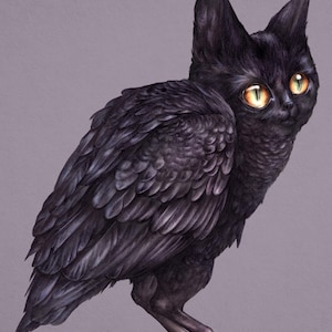 Mini impresiones 5,5 x 8,5" - Juniper the Meowl