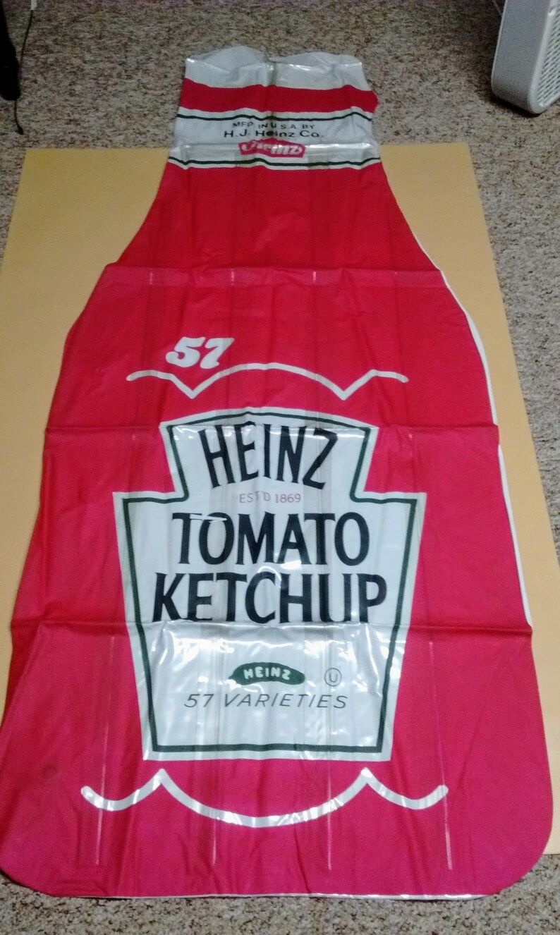 Rare vintage H.J. Heinz 6' Inflatable Ketchup Bottle Etsy