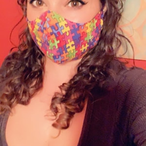 AUTISME Gezichtsmasker - OOR VRIJ