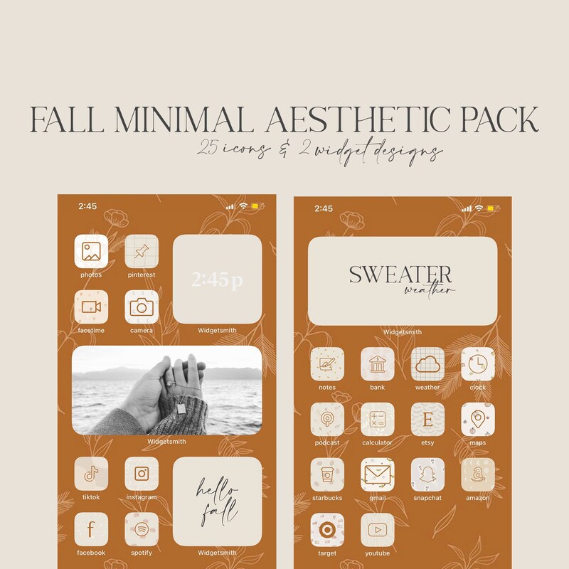 Fall App Icons - Etsy