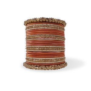 Classic Bangle Set in Terracotta