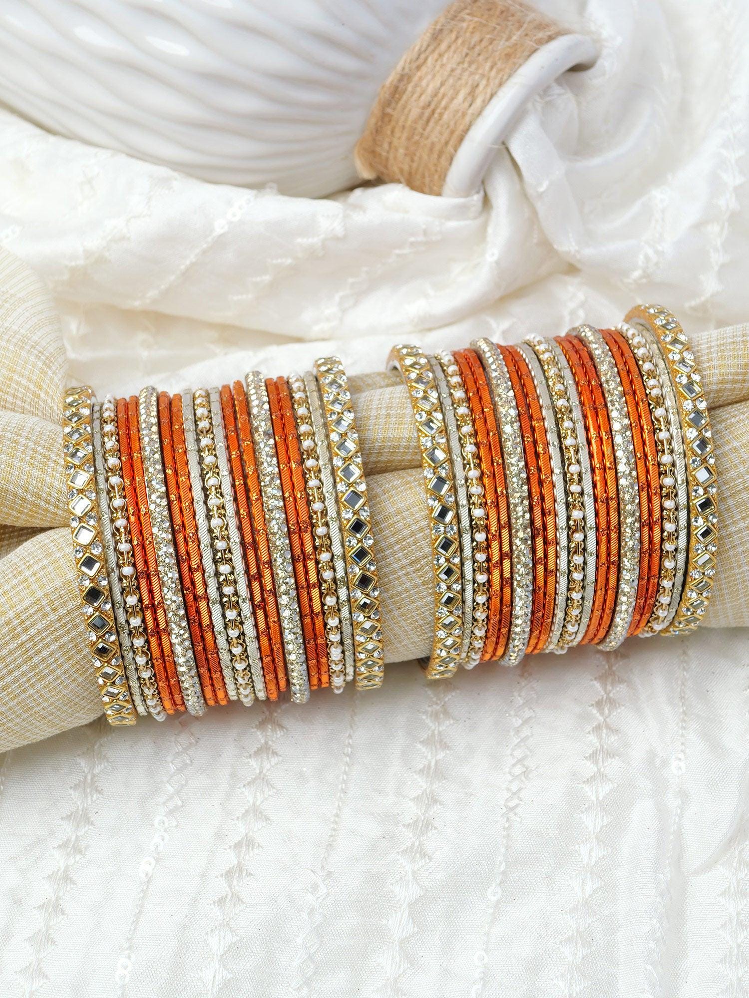 Orange Bangle Set - Etsy display picture 3