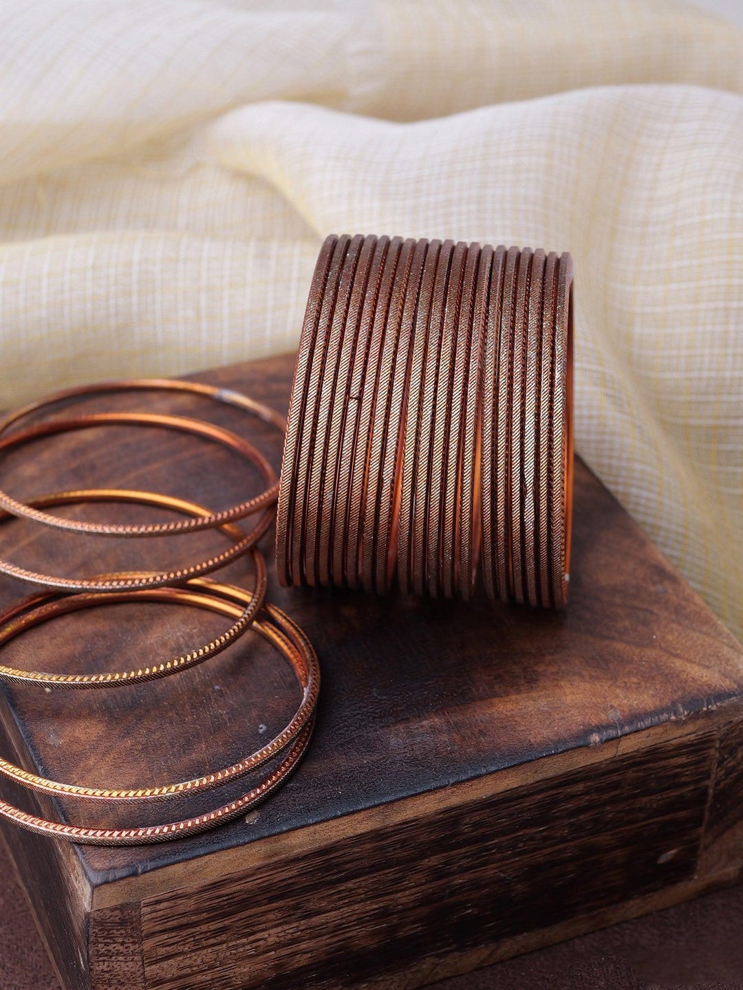 Dark Brown Shimmer Bangles - Etsy