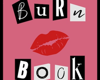 Burn Book Printable Etsy Burn Book Printable Etsy