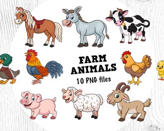 Farm Animals Clipart Bundle Farmyard Animals Bundle Sheep - Etsy UK Farm Animals Clipart Bundle Farmyard Animals Bundle Sheep - Etsy UK