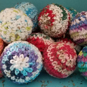 Random Color Hand Crochet Balls