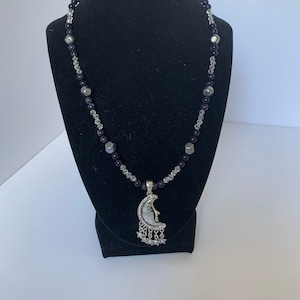 Moon Pendant Necklace