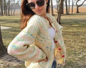 Confetti Cardigan - Etsy