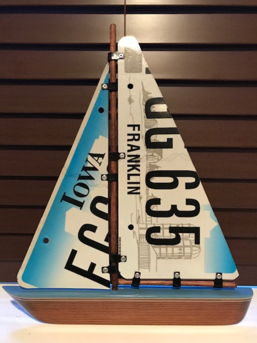 Sail Boat License Plates Etsy
