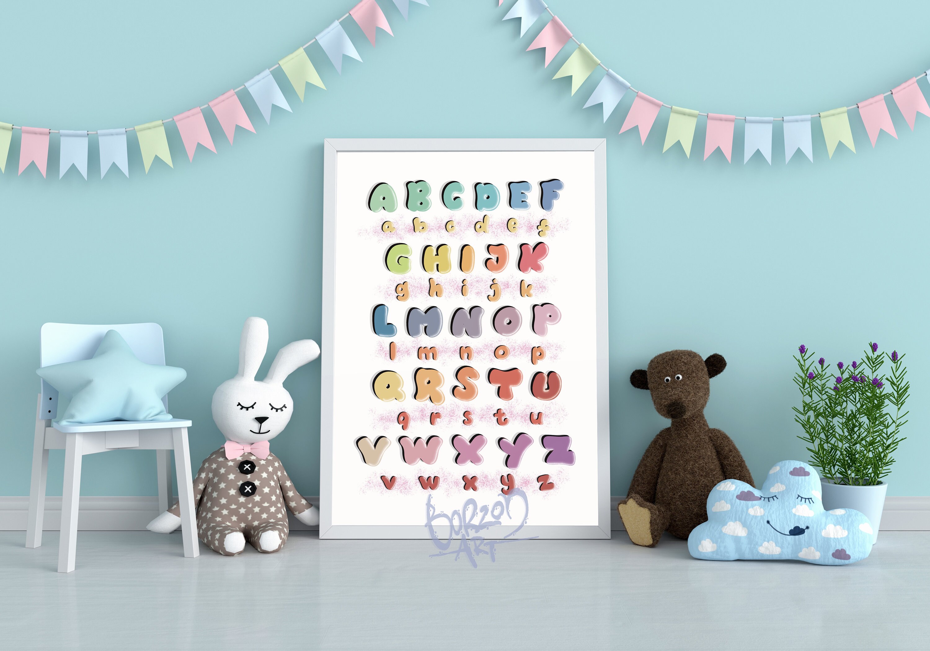 Alphabet Print Nursery Print Printable Wall Art ABC Art Etsy alphabet-print-nursery-print-printable-wall-art-abc-art-etsy