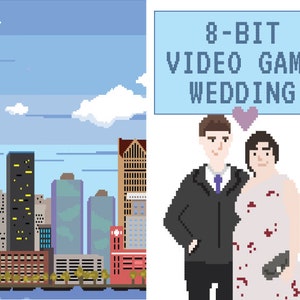 CUSTOM Video Game Save the Dates For Print!