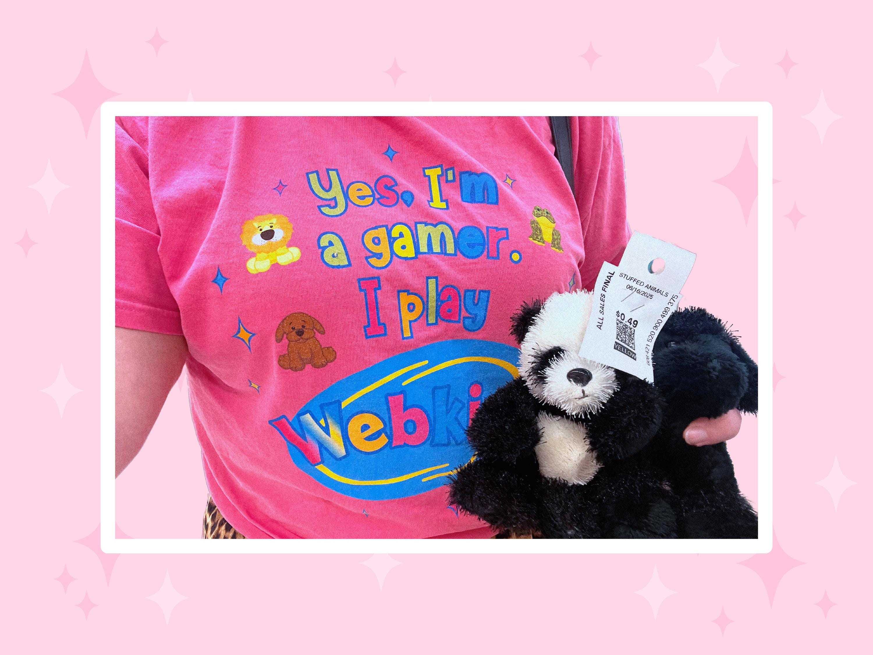 I Play Webkinz | Unisex Gamer Tee Shirt