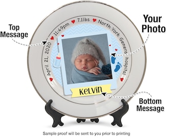 keepsake birth plates