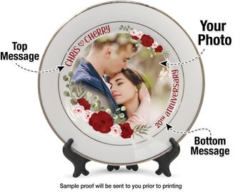 Custom photo plate, Family plate | Custom plates, Add picture gift