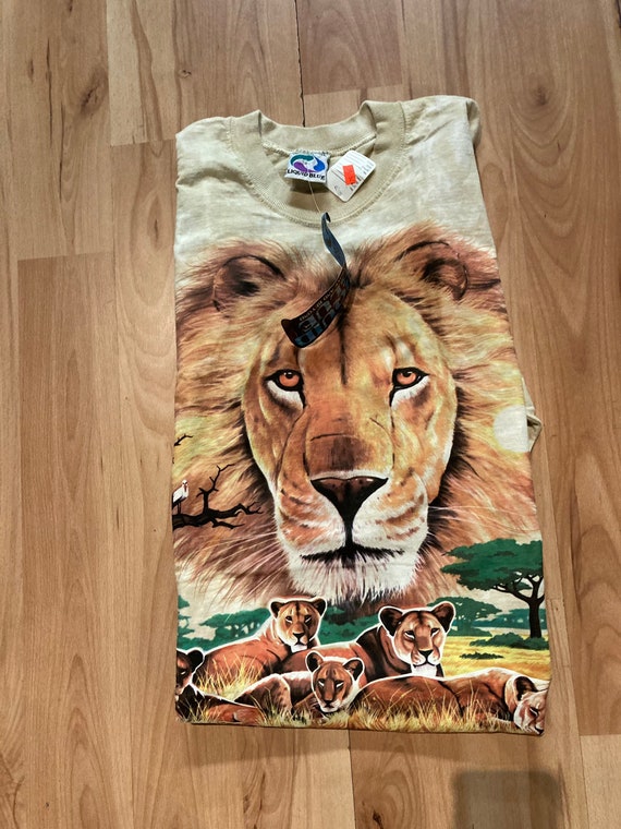 1997 DS Liquid Blue Lion Tee