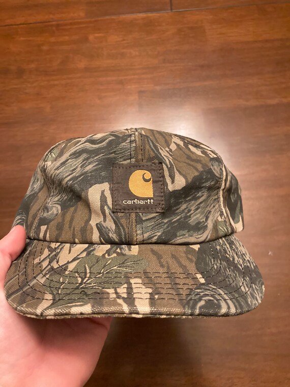 Vintage Carhartt Camo Hat