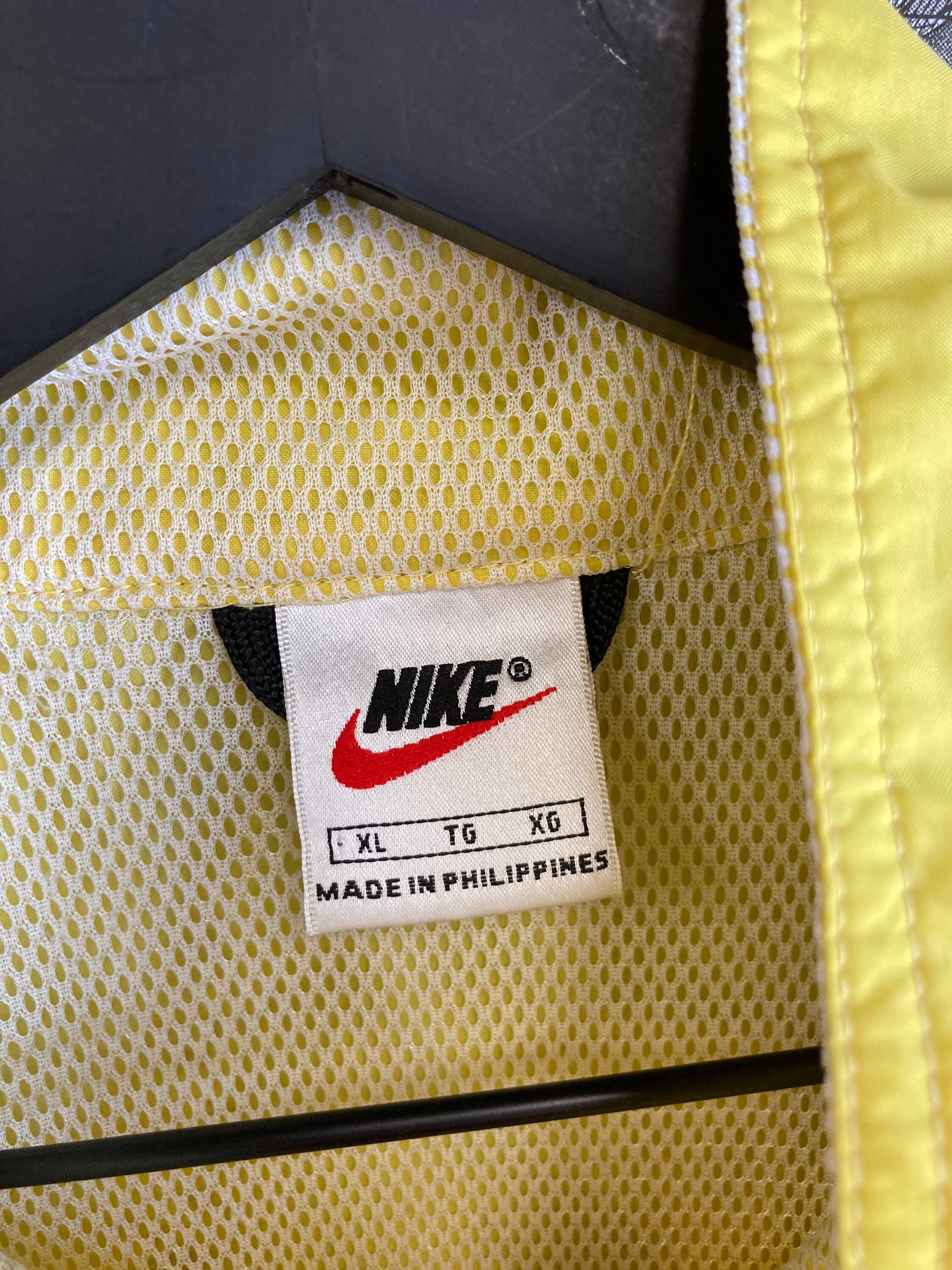 Vintage White Tag Nike Windbreaker Etsy