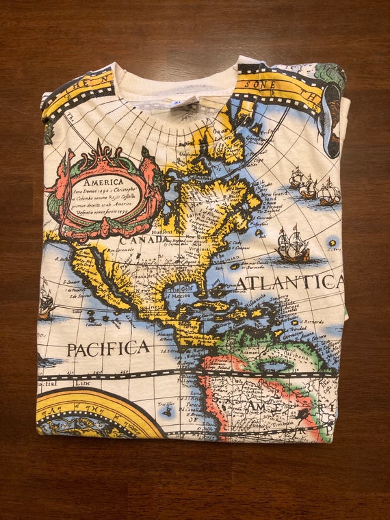 1992 Liquid Blue Globe AOP Tee