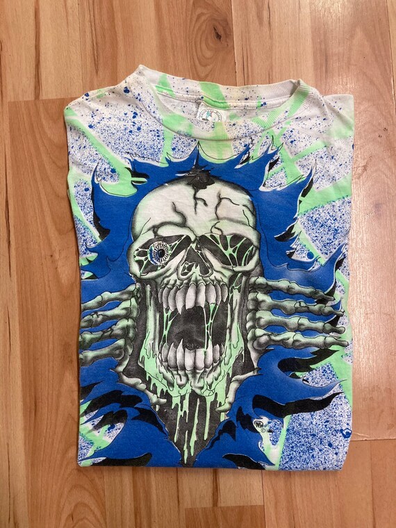 Vintage Skeleton AOP Tee