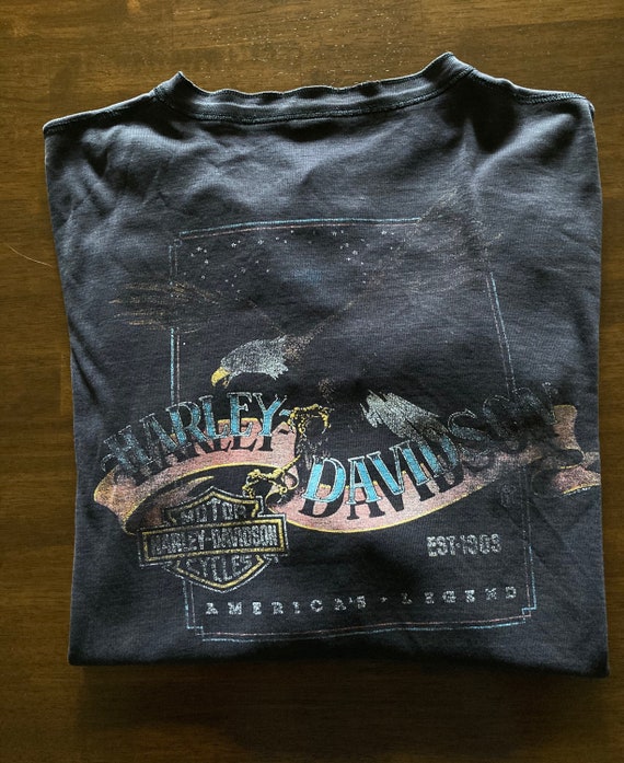 1987 3D Emblem Harley-Davidson Long Sleeve