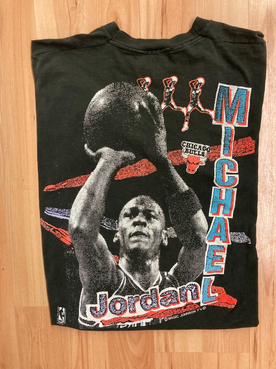 Vintage Magic Johnson Michael Jordan Tee