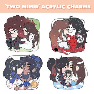 Two Mimir danmei acrylic charms IN STOCK