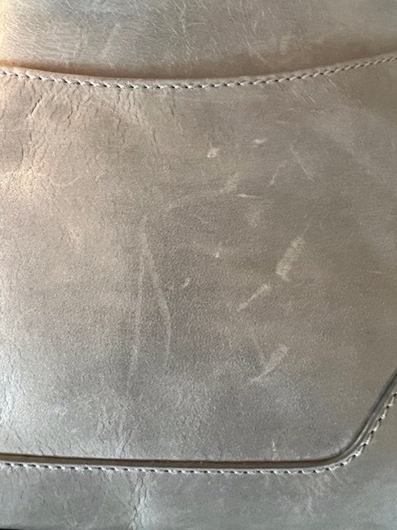 Leather Carbon/Grey Frye Melissa Crossbody Bag - image 5