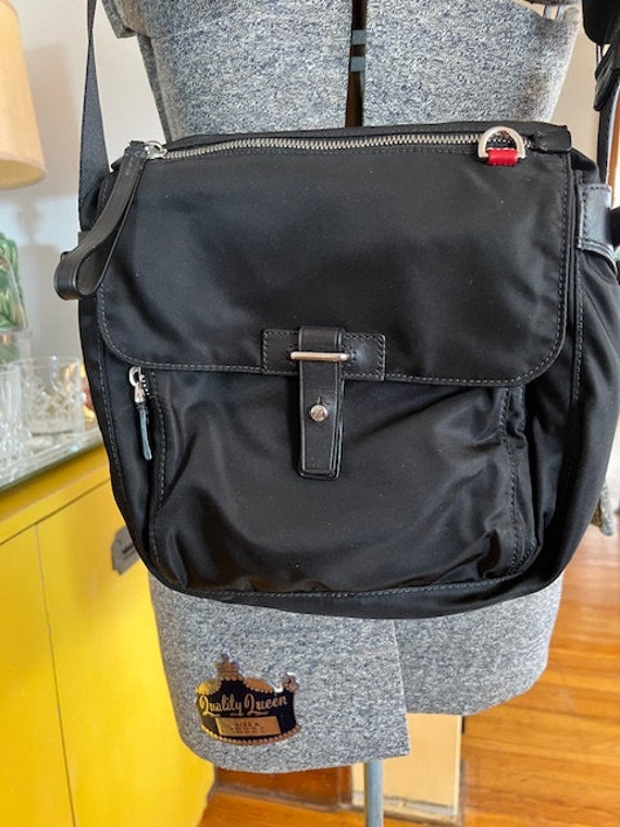 Tumi Black Ballistic Nylon Crossbody Bag Gem