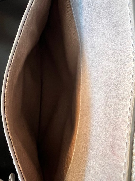 Leather Carbon/Grey Frye Melissa Crossbody Bag - image 7
