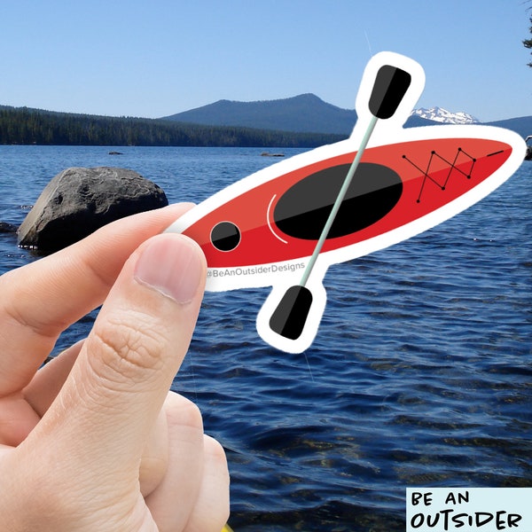 Kayak Sticker Etsy