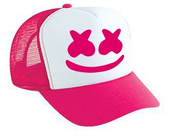 Marshmello Gift Etsy - details about hot game roblox hat mesh trucker baseball cap cosplay costume