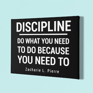 DISCIPLINE Citazione / tela artistica da parete