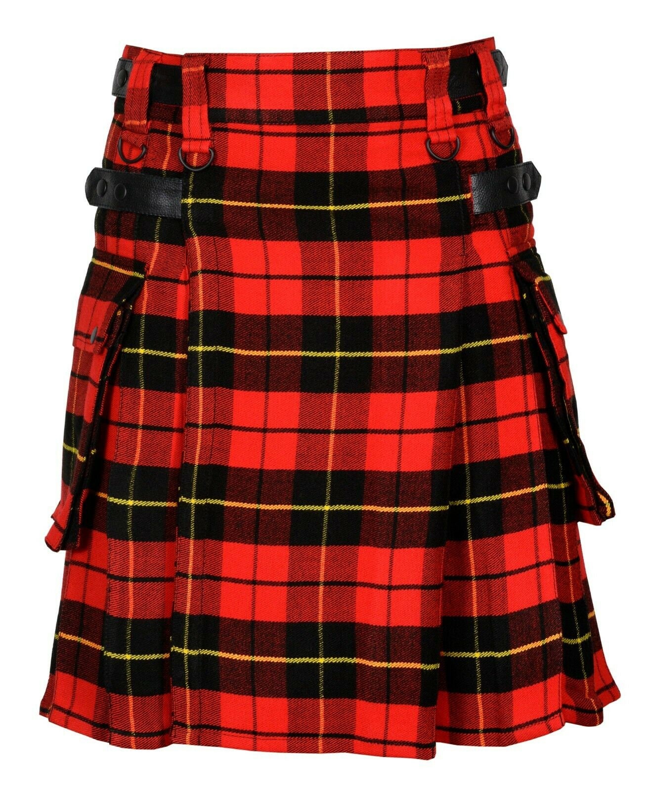wallace-handgemacht-schotten-tartan-utility-kilt-cargo-taschen-etsy-de