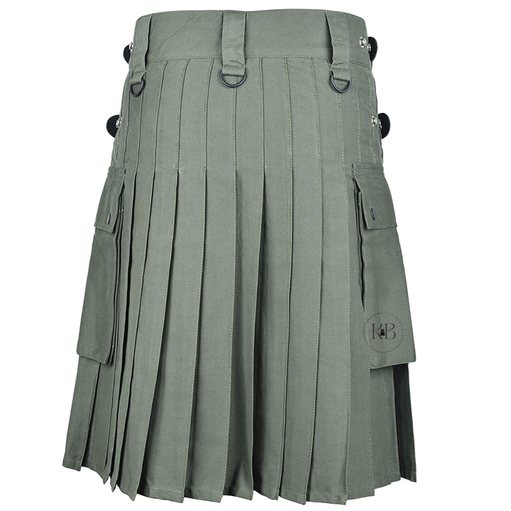 Men's top utility skirt