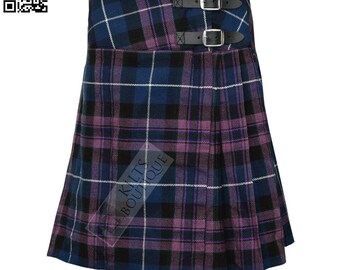 Pride Of Scotland Ladies Tartan Ladies Knee Length Kilt Skirt Length 21/24" Knee Length Kilt