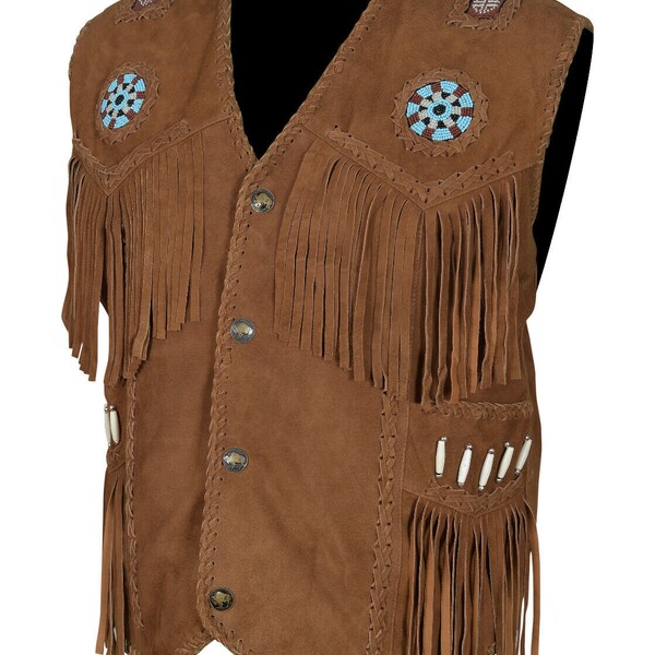 Great Description About Fringe Vest Men