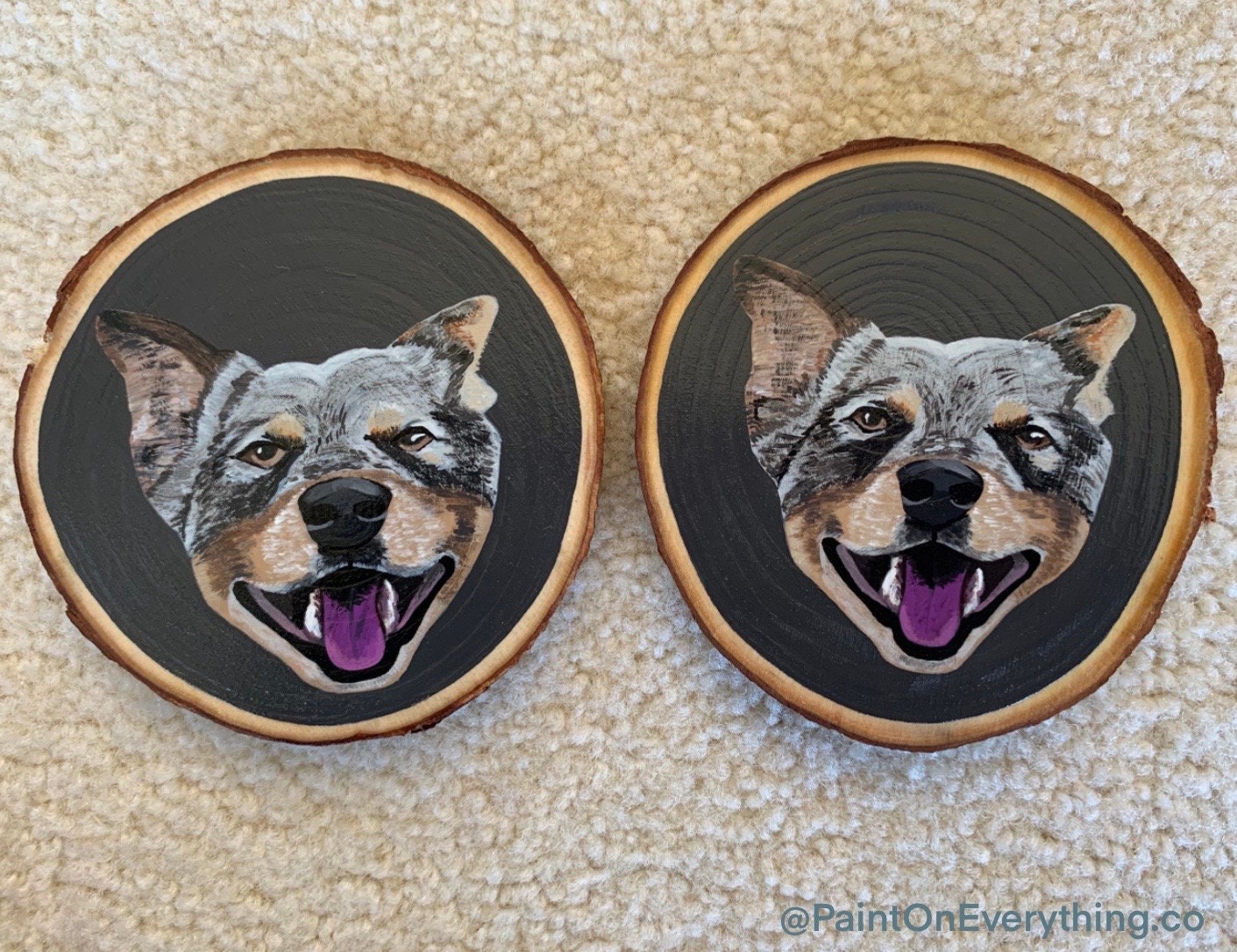 Custom Dog Coasters Personalized Dog Coasters Pet Coasters Etsy