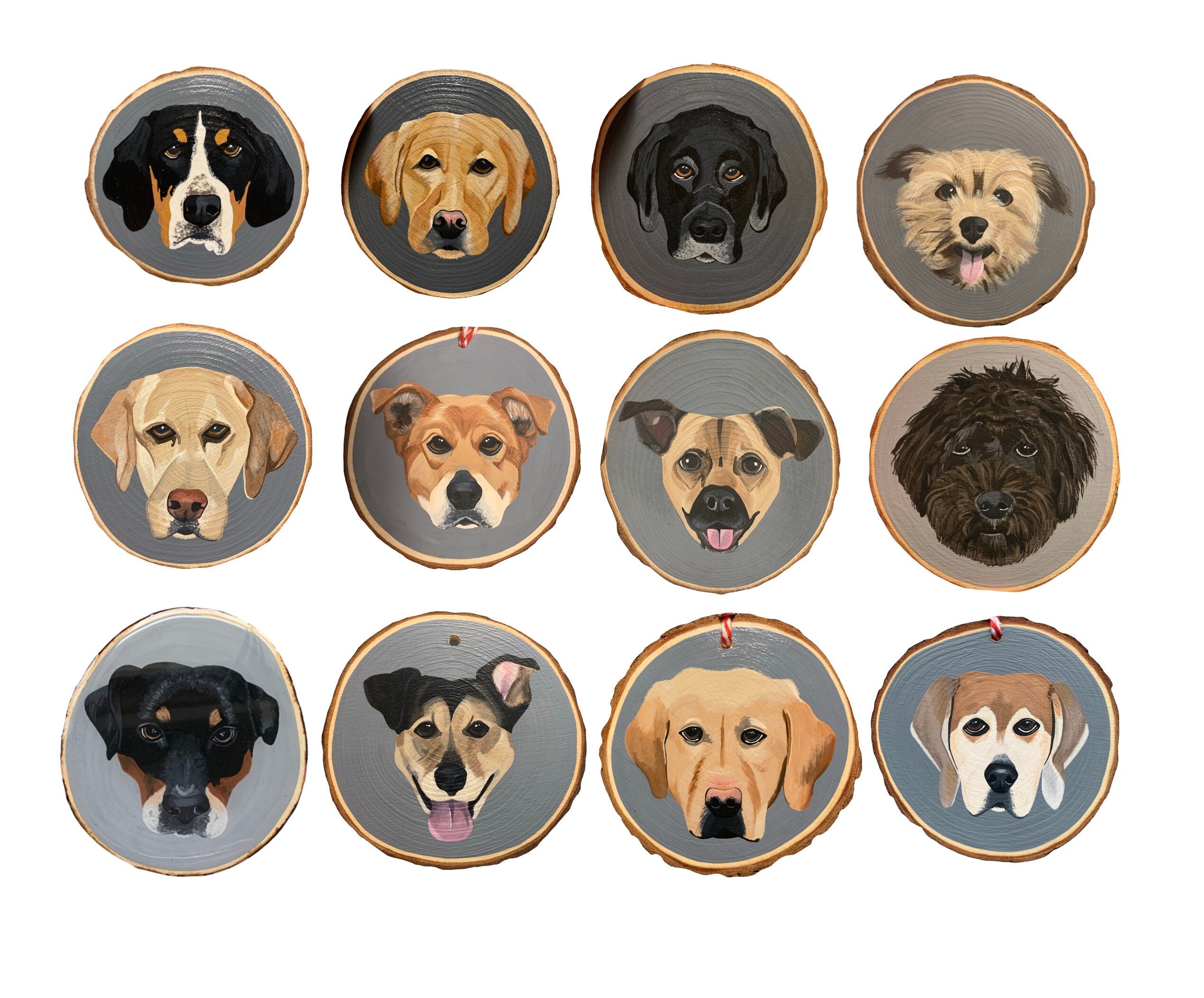 Custom Dog Coasters Personalized Dog Coasters Pet Coasters Etsy