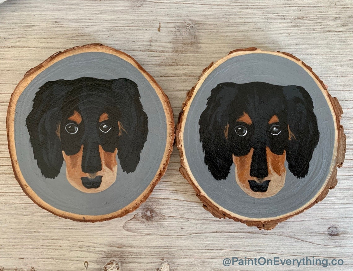 Custom Dog Coasters Personalized Dog Coasters Pet Coasters Etsy