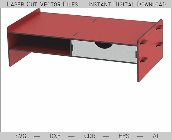 Parametric seat wooden puzzle cnc vector plan svg file cdr cut files laser cut model Vector model SVG DXF cnc plans glowforge vector