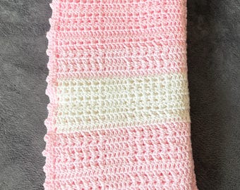 Hand-Crocheted Baby Blanket