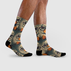 Chaussettes courtes avec sublimation, douceur, chaussettes extensibles, confort. image 3