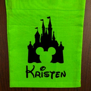 Personalized Pressed Penny, Snack Money, Trading Pins, etc. Disney Drawstring Bag