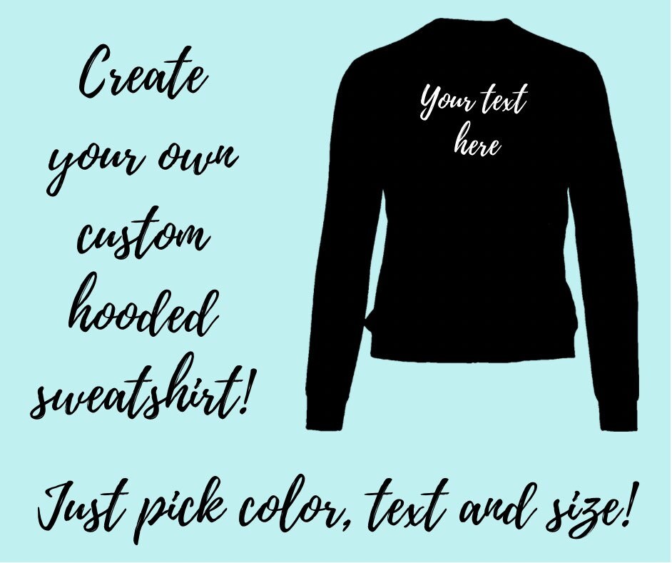 Custom Sweatshirt - Etsy