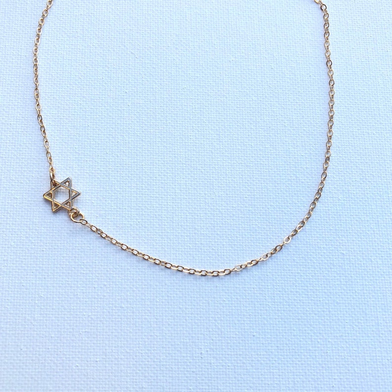 Dainty Bat Mitzvah Gift Jewish star 