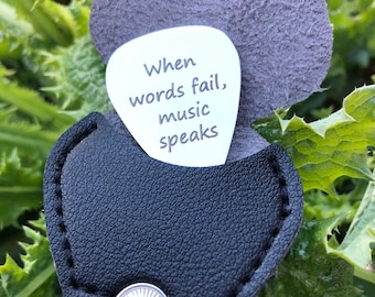 Personalized Guitar Pick - Engraved Guitar Pick - Gift for Husband, Dad, Boyfriend, Groom Gift- Husband Gift - Valentines Day Gift