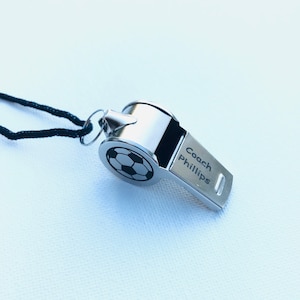 Coach Gift- Sports Gift - Coach Whistle - Coach Appreciation - Personalized Coach Whistle with Lanyard - Engraved Whistle - Back to School